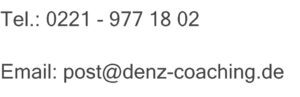 Impressum: Festnetz und Email