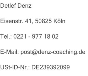 Impressum: Pflichtangaben